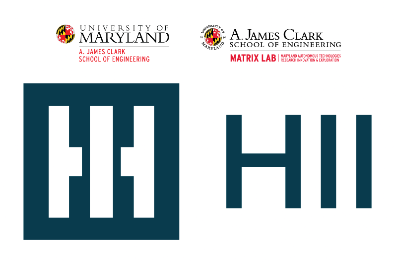 Logos of HII, the University of Maryland A. James Clark School of Engineering, and the MATRIX Lab